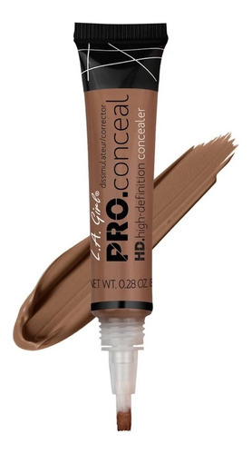 Corrector De Ojeras Pro.conceal Hd L.a. Girl Tono Dark Cocoa Gc988