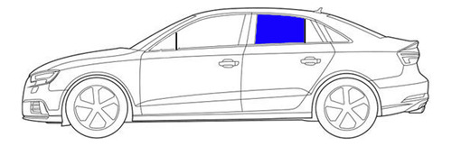 Vidrio Puerta Nissan Versa 2012-2021 4p Verde  Ti