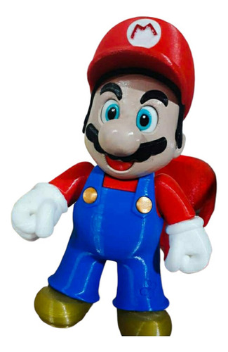Mario Bros A Escala - 20cm De Alto. Impreso En 3d