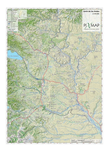 Imagen 1 de 3 de Mapa Topográfico: Junín De Los Andes