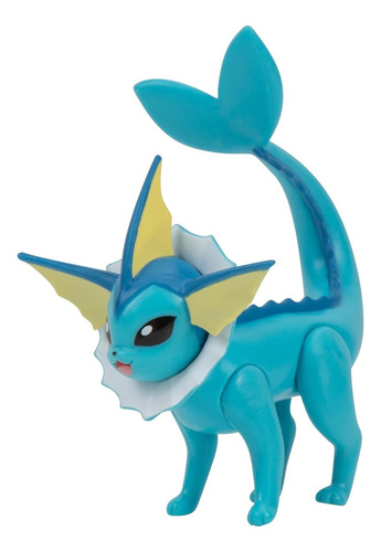 Pokemon Battle Figure Set - Vaporeon + Rockruff + Bellossom