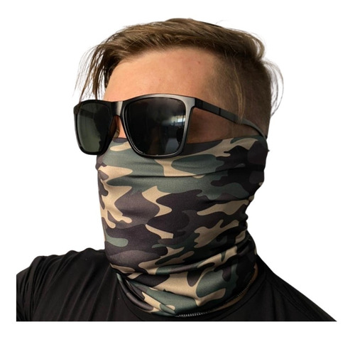 Imagem 4 de 6 de Buff Máscara Camuflada Florest Moto Pesca Ciclismo Uv50