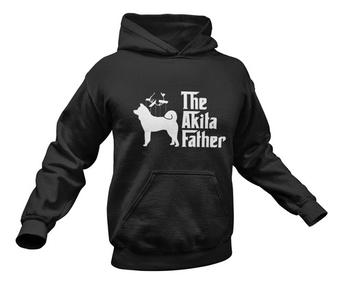 Poleron Unisex The Akita Father Estampado Algodon