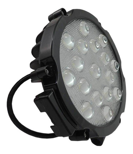 Farol Milha Led Offroad 17 Led 51w Jeep Troller Toyota 4x4