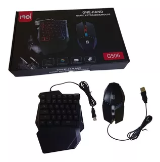 Combo Teclado + Mouse Gamer 2 En 1 De Colores 35 Teclas G506