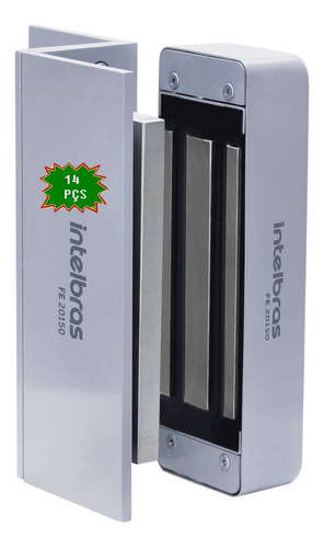 Kit 14 Fechadura Magnet Eletroimã Fe 20150 Intelbras 150 Kgf