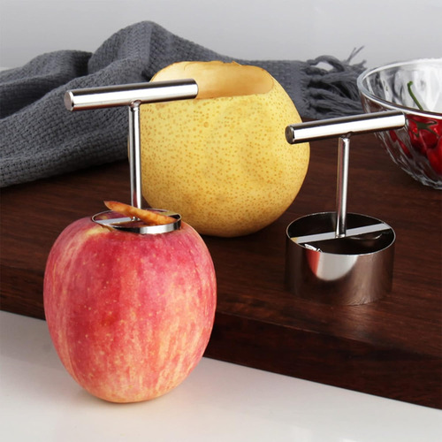 2 Pcs Stainless Steel Multifunction Apple Pear Core