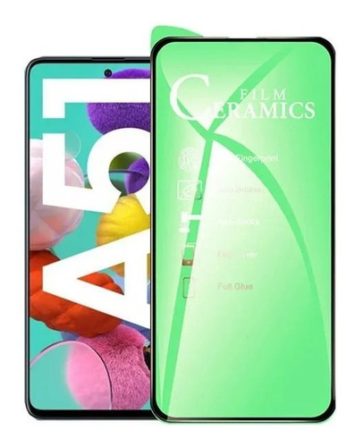 Vidrio Ceramico Para Samsung A51 No Se Rompe  Full Cover