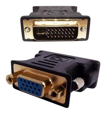Imagen 3 de 6 de Adaptador Dvi-i Dual Link A Vga Dvi Macho 24+5 A Vga Hembra