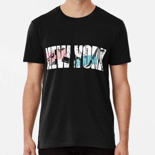 Remera Moda De Nueva York Por Rich & Smokey Algodon Premium