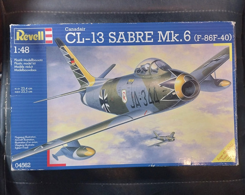 F 86 Sabre F 40 1/48 Revell Avion Maqueta P Armar