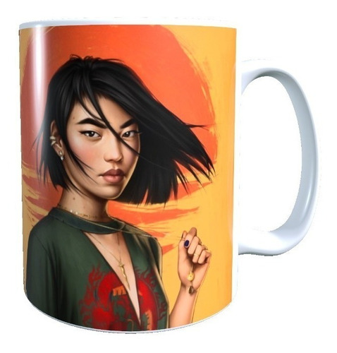 Taza Princesa Mulan Disney Version Real