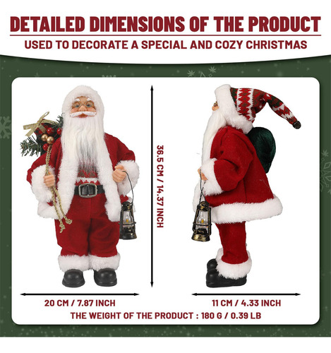 Escultura De Papá Noel Figura De Papá Noel Muñeca De Figuras