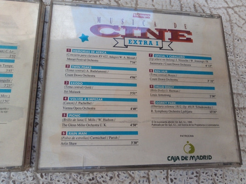 Lote 4 Cd's Música Clásicos Del Cine De Los 90 Originales (Usado)