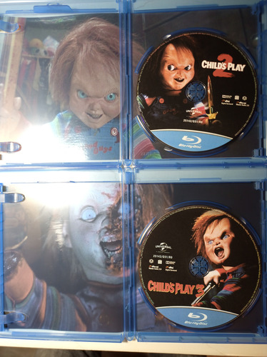 Chucky El Muñeco Diabolico 2 Y 3 Latino Childs Play Blu-ray (Usado)