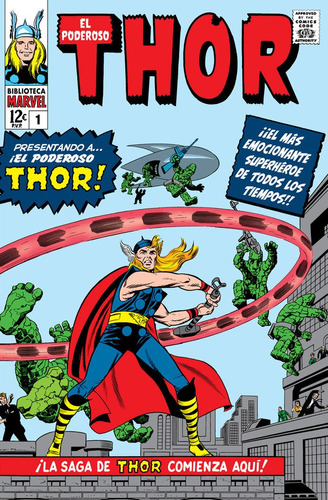 Bibm03 Poderoso Thor 1 1962-63, De Aa.vv.. Editorial Panini Comics En Español