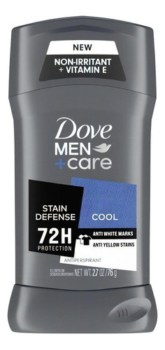 Desodorante Dove Men + Care Stain Cool 76g-importado Dos Eua Fragrância Parfum