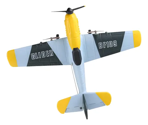 Avión RC SU-35 Listo Para Volar – 2.4G, Con Luces LED, 15 Min De Vuelo, 120 M De Alcance, Despegue En Suelo O Manual, Para Niños Y Adultos (Amarillo)