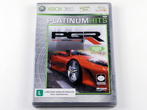 Project Gotham Racing Pgr 3 Original Xbox 360