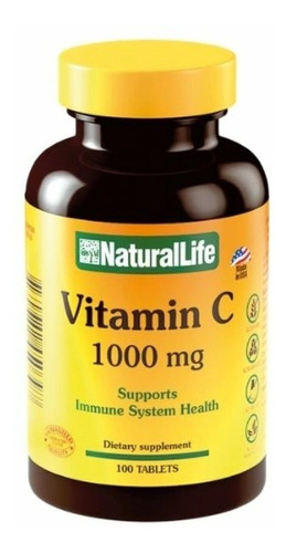 Vitamina C 1000mg Natural Life X 100