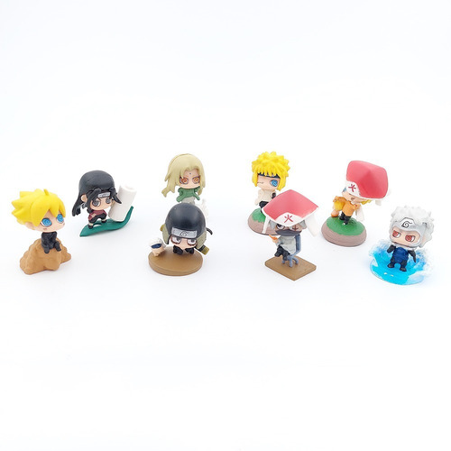 Set De 8 Mini Figuras Naruto M8 Hokages Y Boruto Anime