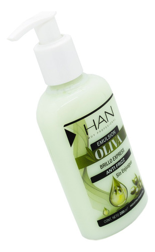 Han Oliva Emulsion Crema Para Peinar Brillo Antifrizz Pelo