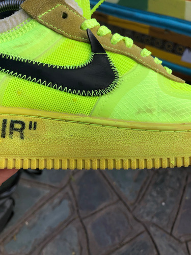 Zapatillas Americanas Usadas Nike Off White X Af1 Low Volt (Usado)