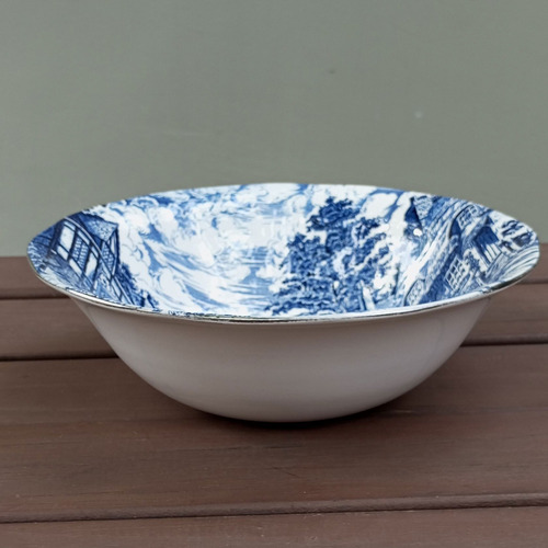 Bowl Em Porcelana Inglesa Enoch Wedgwood - 25 Cm.