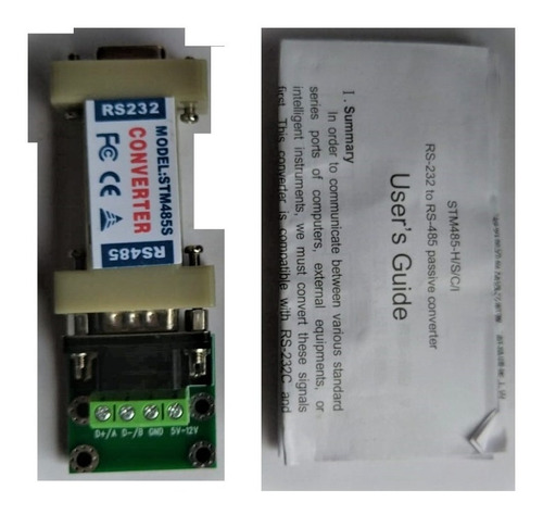 Convertidor Rs232 A Rs485 Plc Serial Db9