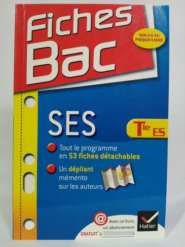 Fiches Bac Ses Tle Es