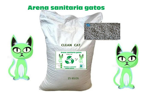 Arena Sanitaria Gatos 25 Kilos Mia Cat Más Pala Arenera 