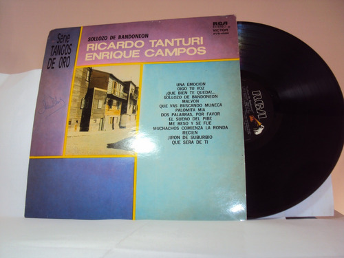 Vinilo Lp 166 Ricardo Tanturi Enrique Campos