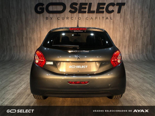 Peugeot 208 Active 1.2 2016 Gris Oscuro Muy Buen Estado