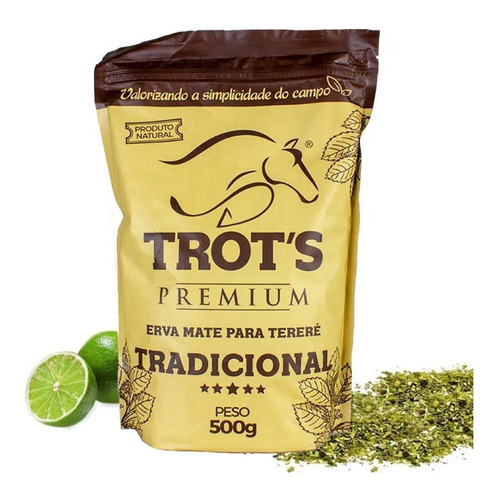 Erva Mate Trot's Para Tereré Tradicional 500g Terere Premium