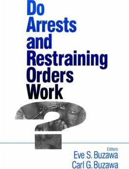 Libro Do Arrests And Restraining Orders Work? - Eve S. Bu...