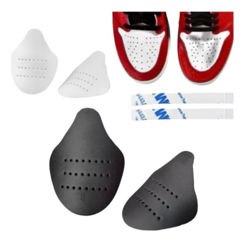 2 Par Sneaker Shields/punteras Protector De Goma Anti-arruga