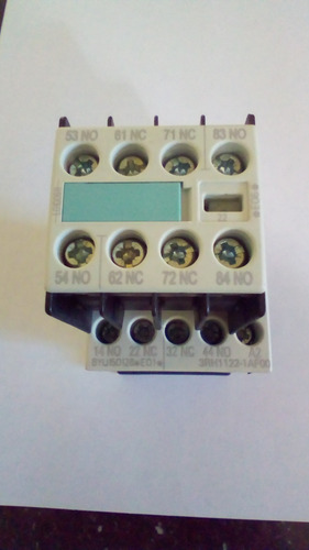 Contactor Auxiliar Siemens 110 Vac 3rh1122-1af00