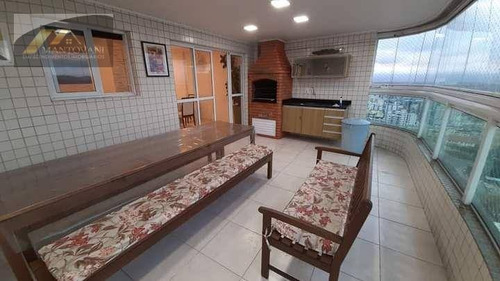 Imagem 24 de 27 de Apartamento Com 4 Dormitórios À Venda, 156 M² Por R$ 850.000,00 - Vila Guilhermina - Praia Grande/sp - Ap3017
