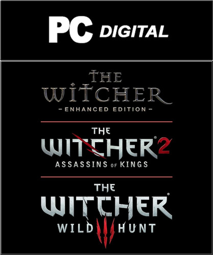 The Witcher 1 2 Y 3 Pc Colección Completa En Español 3 En 1