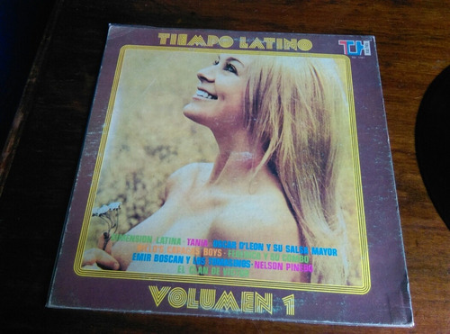 Vinilo Tiempo Latino. Vol 1  Recopilación Salsa.  Ljp