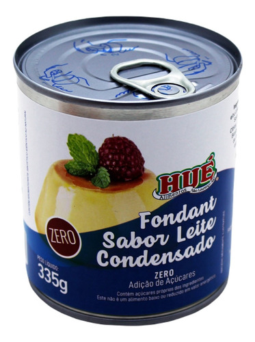 Fondant Sabor Leite Condensado Zero Hué 335g