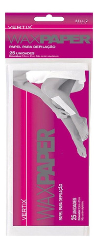 Papel Para Depilação Falso Tecido Wax Papper 25pcs Vertix