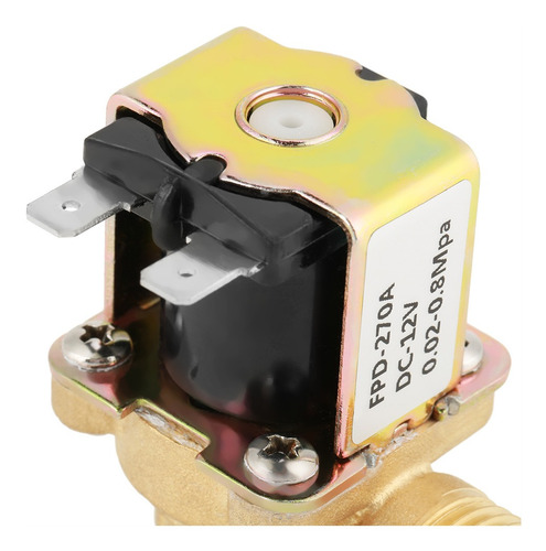 Dc 12v Dn15 G1/2 Latão Solenóide Válvula Elétrica Normalment