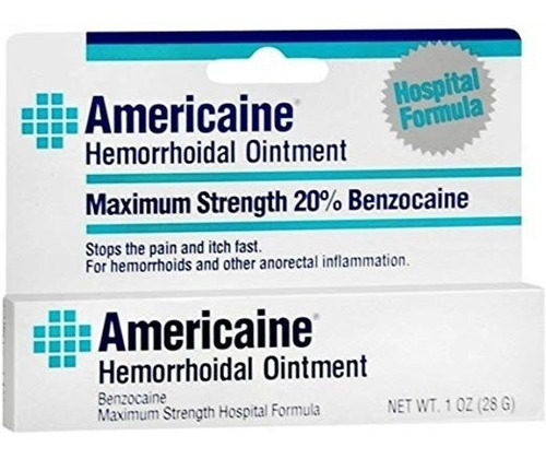 Americaine Hemorroidal Ungüento 1 Oz