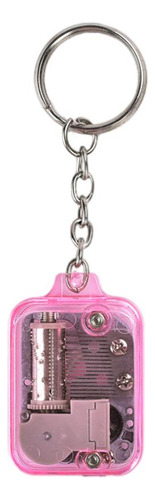 Mini Caja Musical Llavero Colgante Juguetes Regalo De Rosado