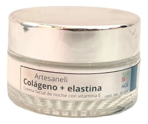 Crema Facial De Noche Colágeno + Elastina Y Vitamina E      Tipo De Piel Mixta