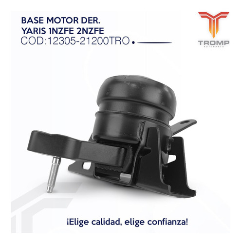 Base Motor Der. Yaris 1nzfe 2nzfe