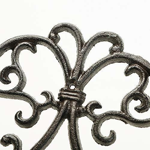 Imagen 3 de 7 de Sungmor Hierro Fundido Colgante De Pared Candelabro Pilar Ca