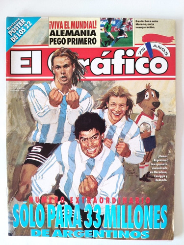 Pack Revistas El Gráfico Mundial Usa 94 (Usado)