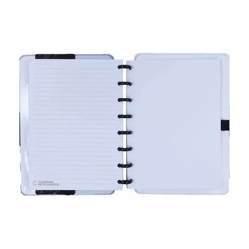 Kit Caderno Inteligente Luluca A5 + Acessório de Elástico Panda